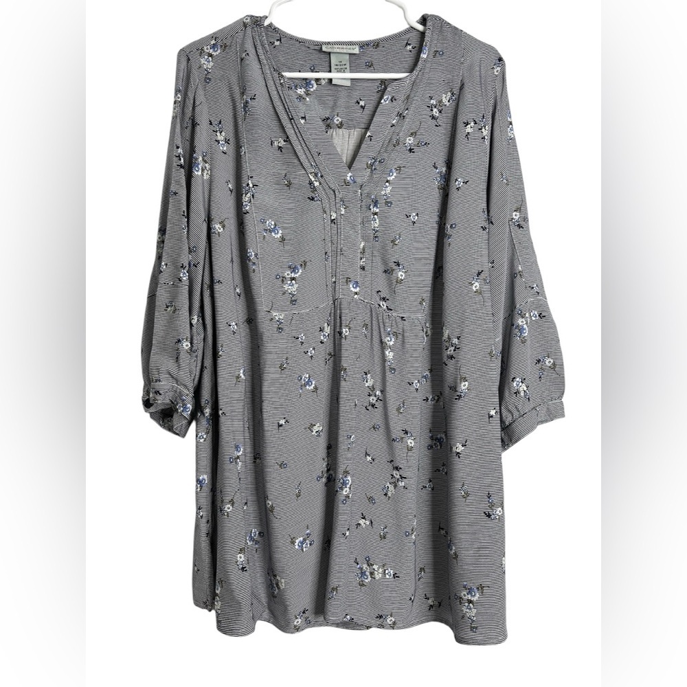 Catherine’s 1X Rayon blouse cottagecore, floral, summer vibes, Boho chic, Flowy